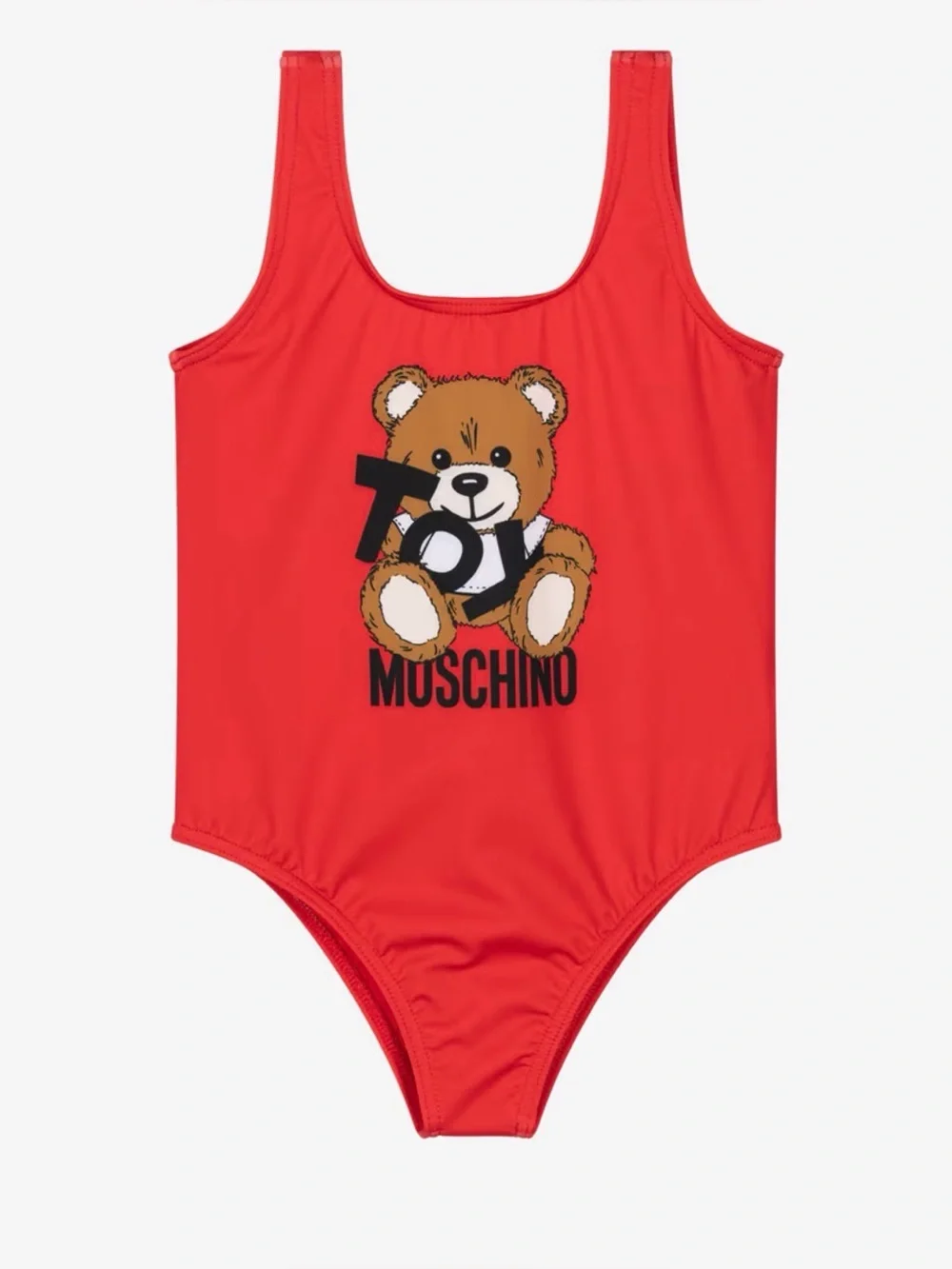 Moschino kids teddy bear print swimsuit